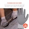 Ergodyne ANSI A3 PU Coated CR Gloves 12-Pair, Gray, Size XXL 7030-12PR - alternate 5